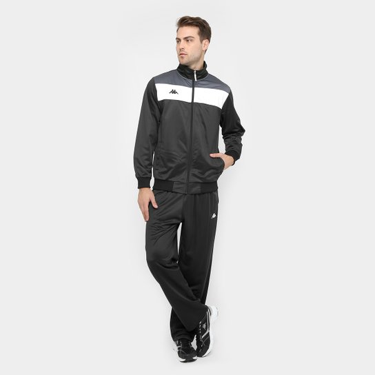Agasalho Kappa Fields 17 Masculino - Preto