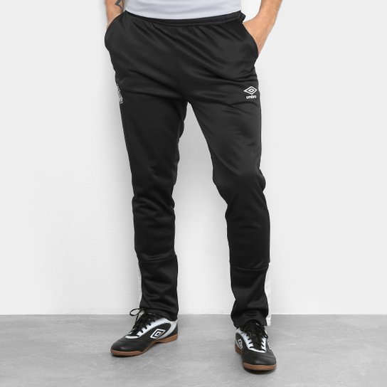 Calça Santos Viagem 2018 Umbro Masculina - Preto