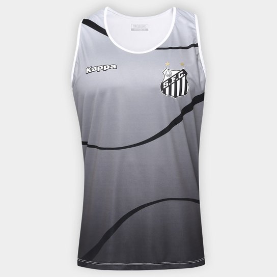 Camiseta Regata Santos Dalmo 17 Masculina - Cinza