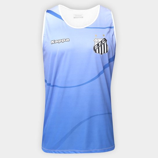 Camiseta Regata Santos Dalmo 17 Masculina - Azul Claro
