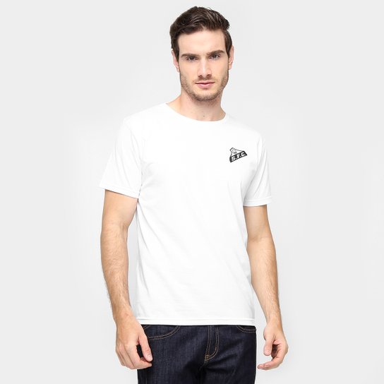 Camiseta Santos Futebol Clube Masculina - Branco
