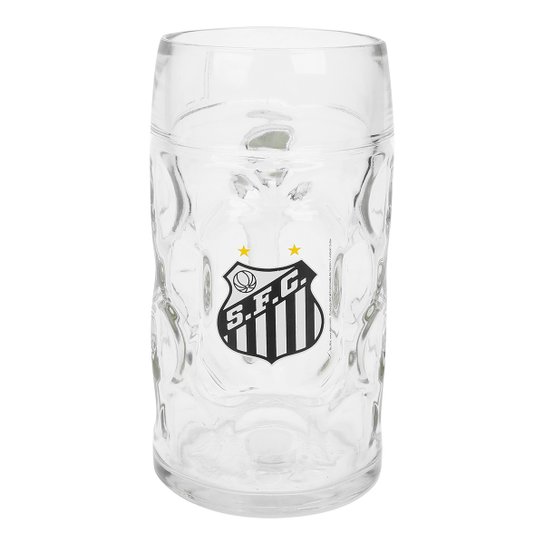 Caneca Santos de Vidro - Grande 1 Litro - Incolor