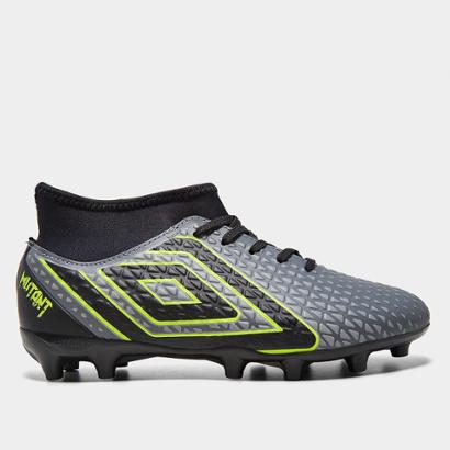 Chuteira Campo Infantil Umbro Mutant - Grafite+Preto
