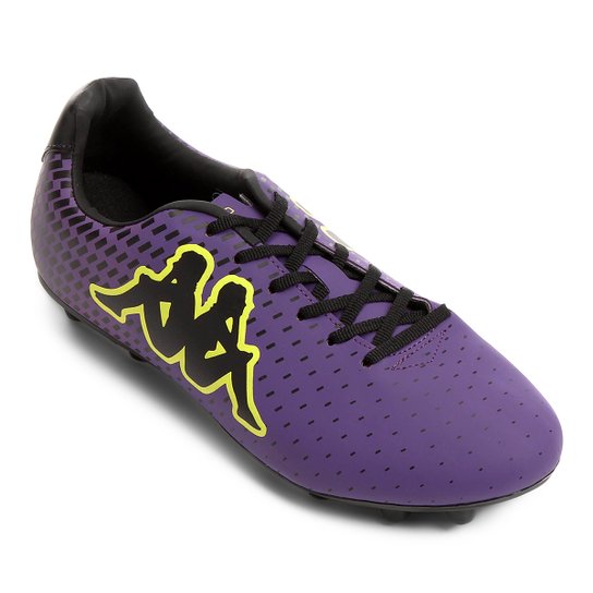 Chuteira Campo Kappa Lanzo - Roxo+Preto