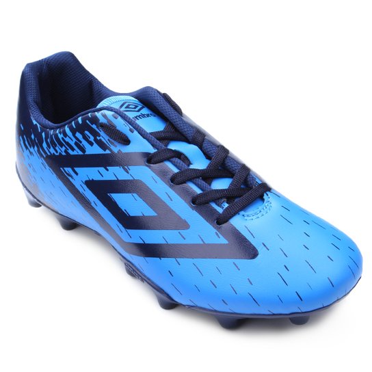 Chuteira Campo Umbro Acid - Azul+Marinho