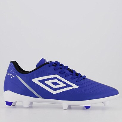 Chuteira Campo Umbro Fifty IV - Azul+Preto