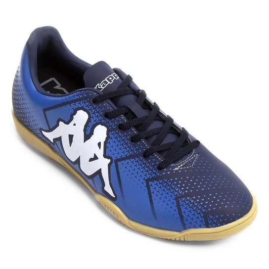 Chuteira Futsal Kappa Stura - Azul+Marinho
