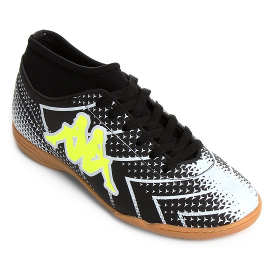 Chuteira Futsal Kappa Údine - Preto+Branco