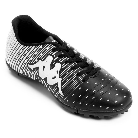 Chuteira Society Kappa Adige - Preto+Branco