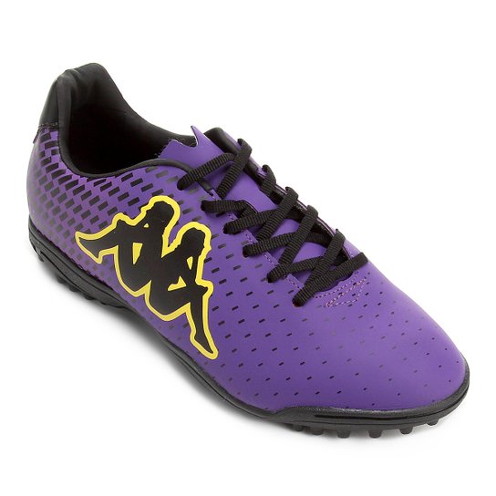 Chuteira Society Kappa Lanzo - Roxo+Preto