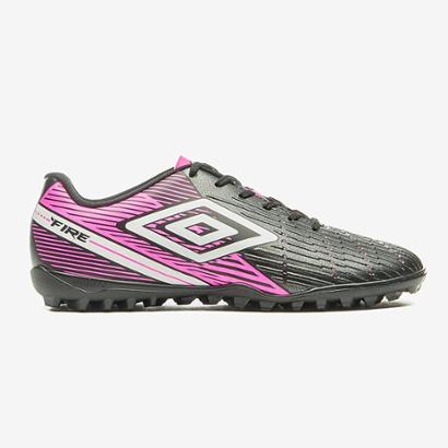 Chuteira Society Umbro Fire - Preto