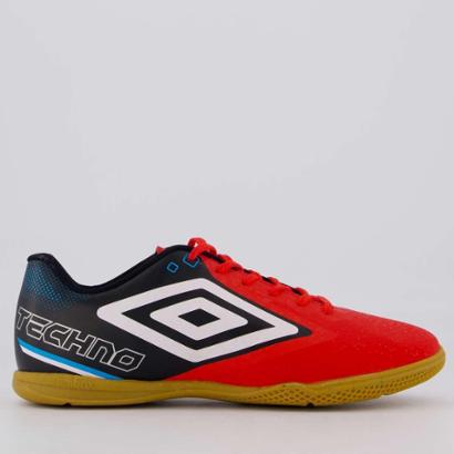 Chuteira Umbro Techno II Futsal - Vermelho