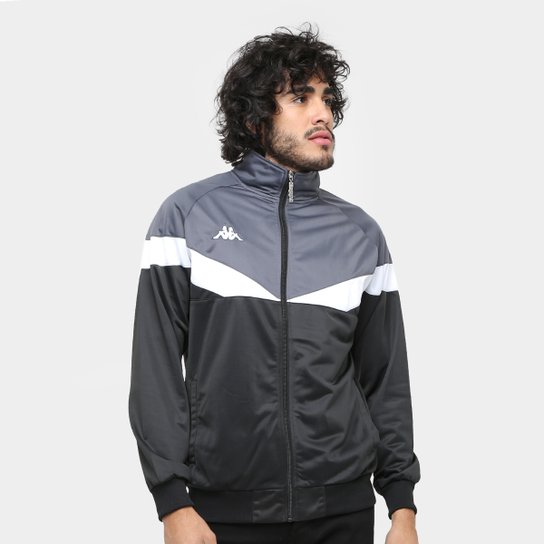 Jaqueta Kappa Turk 17 Masculina - Preto+Grafite