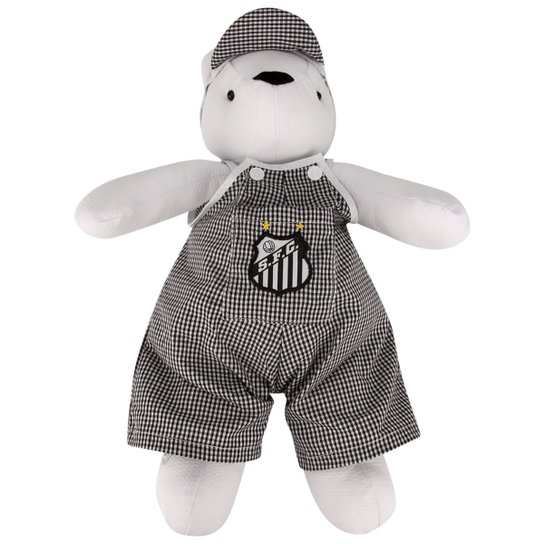 Urso Santos Torcedor - Preto+Branco