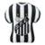 Almofada Camisa Time 40x17x45cm Santos - Preto+Branco