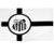 Bandeira Fã Santos 1 Face 130x90cm - Licenciada - Branco+Preto