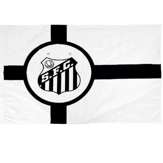 Bandeira Fã Santos 1 Face 130x90cm - Licenciada