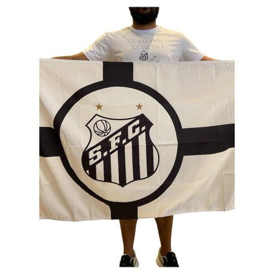 Bandeira Santos Oficial Licenciada 1 Face 71 X1,28