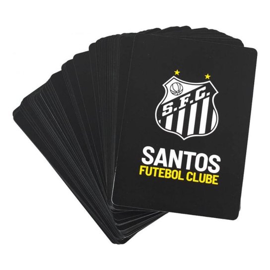 Baralho Plástico 54 Cartas Com Naipes - Santos