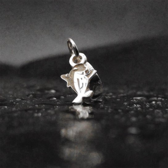Berloque Prata 925 Santos FC Baleinha Oficial Mascote Pingente Torcedora Compatível Pulseira Pandora