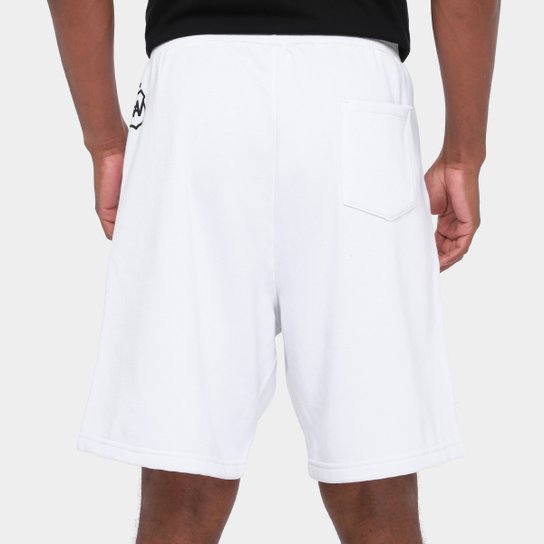 Bermuda de Moletom Santos Pela Bandeira que Ensina Masculina