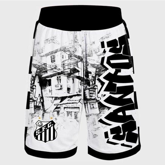 Bermuda do Santos Quebrada - Jotaz - Produto Oficial - Masculino - G