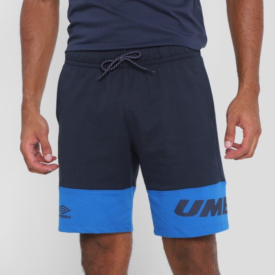 Bermuda Moletom Umbro College Motion Masculina