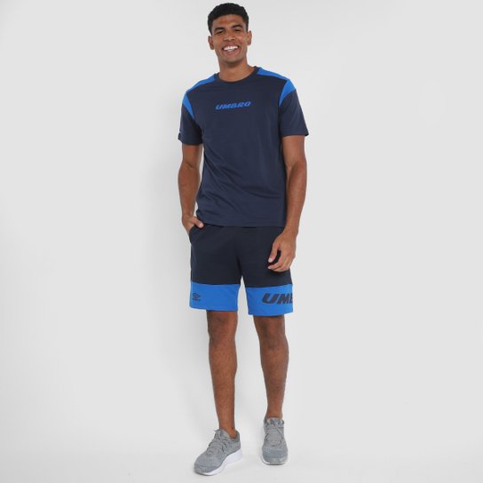 Bermuda Moletom Umbro College Motion Masculina