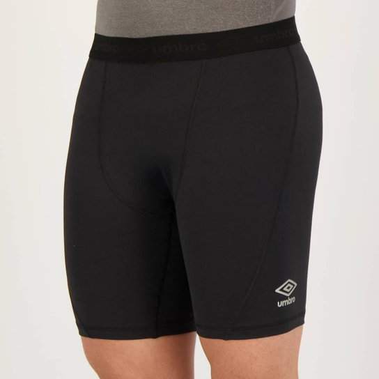 Bermuda Térmica Umbro Diamond Essential Preta