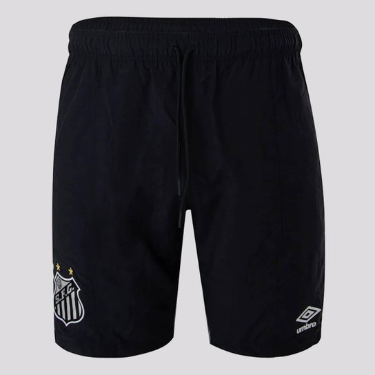 Bermuda Umbro Santos Viagem 2023 Preto