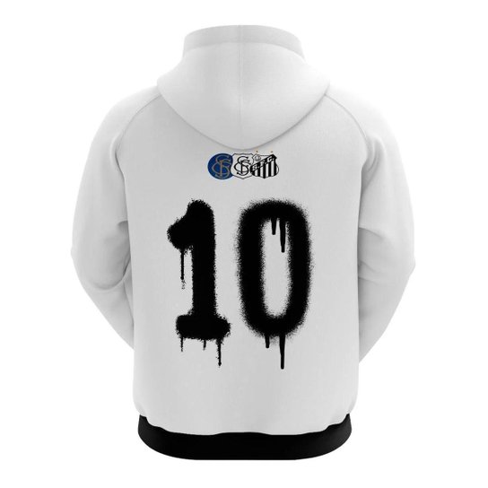 Blusa | Agasalho do Santos Sempre Santos com Capuz e Canguru - Oficial