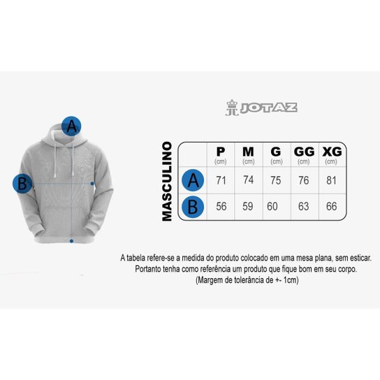 Blusa do Santos com capuz - Time da Vila - Produto Oficial - Masculino - GG