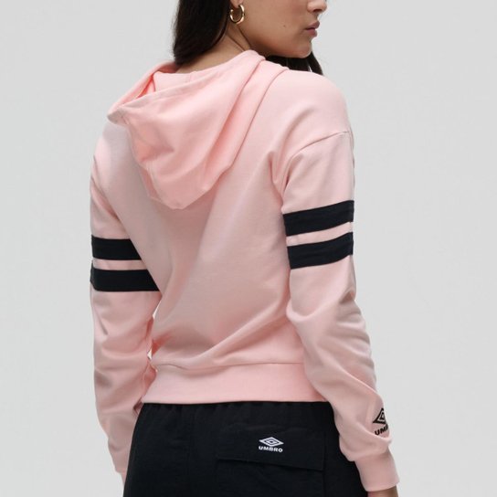 Blusa Moletom Umbro College Concept com Capuz Feminino