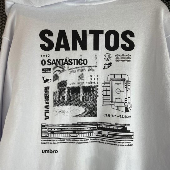 Blusão Masculino Santos Viagem 2025 Umbro