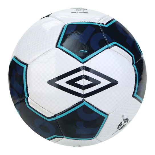 Bola de Futebol Campo Umbro Pivot Supporter - Azul+Cinza