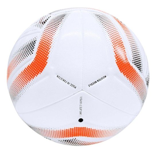 Bola De Futsal Umbro Sala V Pro LNF - Branco e Laranja 4