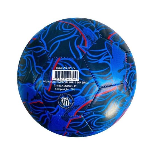 BOLA FUTEBOL DE CAMPO BEL WATCH SANTOS OFICIAL 3 - MARINHO UN