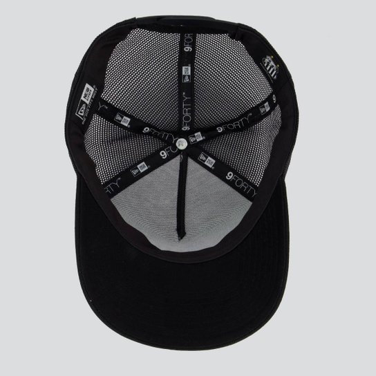 Boné New Era Santos Trucker 940 Cinza