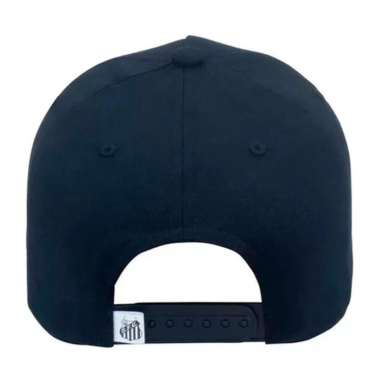 Boné Supercap Santos Escudo Frontal Central Licenciado Preto
