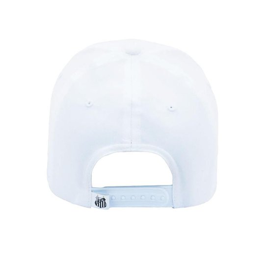BONÉ SUPERCAP SANTOS ESCUDO PATCH BORDADO - BRANCO UN