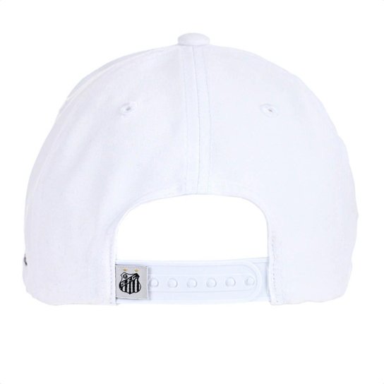 Boné Supercap Santos Patch Aplicado Aba Curva Branco - Único