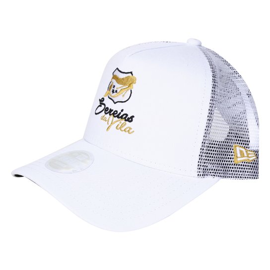 Boné Trucker New Era Santos 940 Sereias Aba Curva