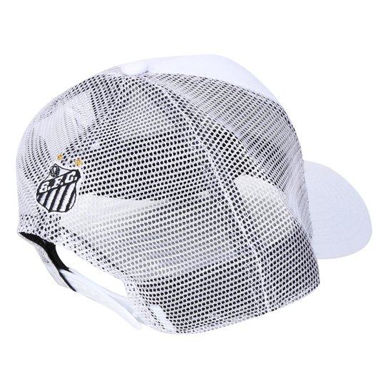 Boné Trucker New Era Santos 940 Sereias Aba Curva