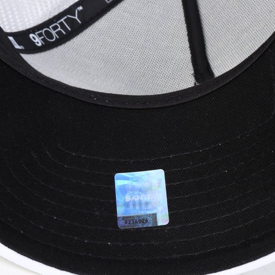 Boné Trucker New Era Santos 940 Sereias Aba Curva