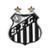 Broche Botton Pin Metal Escudo Time 2.3x2cm - Santos - Cinza