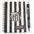Caderno Com Caneta Roller Pen De Metal  - Santos - Preto+Branco