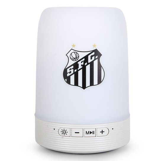 Caixa de Som Santos C/ Luminária e Porta-caneta