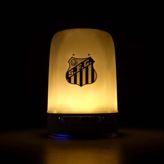 Caixa de Som Santos C/ Luminária e Porta-caneta