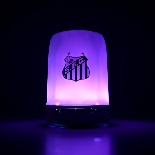 Caixa de Som Santos C/ Luminária e Porta-caneta