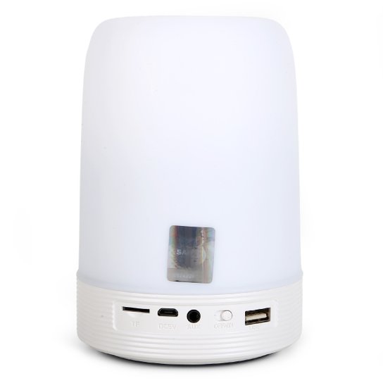 Caixa de Som Santos C/ Luminária e Porta-caneta